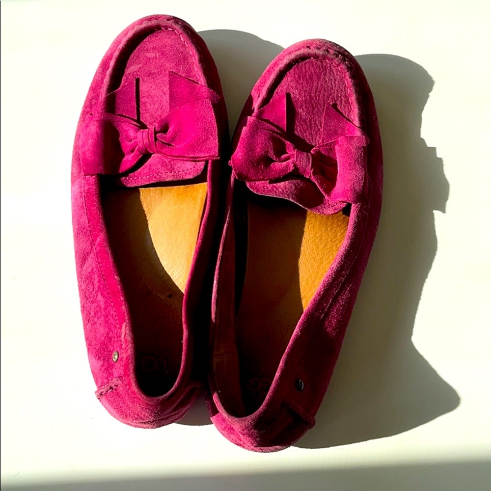 Pink Ugg Suede Loafers 10
